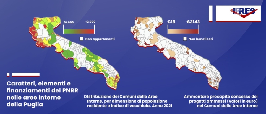 Caratteri, elementi e finanziamenti del PNRR nelle aree interne della Puglia
