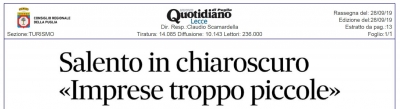 Quotidiano di Lecce - 28 settembre 2019